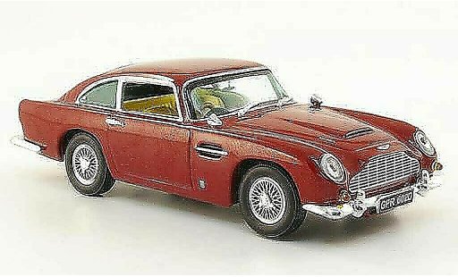 Aston Martin DB5 saloon 1/43 Vitesse rouge RHD beiges Interieur miniature