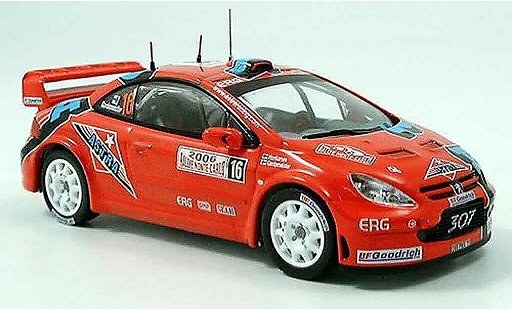 Peugeot 307 WRC 1/43 IXO no.16 gardemeister rallye monte carlo 2006 miniature