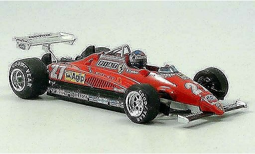 Ferrari 126 C2 1/43 Brumm No.27 Tambay GP Monza avec Pilot miniature