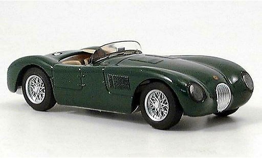 Jaguar C-Type 1953 1/43 Brumm verte Strassenversion RHD miniature