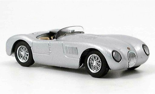 Jaguar C-Type Stradale 1/43 Brumm grise metallisee miniature