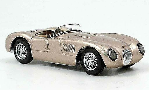 Jaguar C-Type Stradale 1/43 Brumm bronze miniature