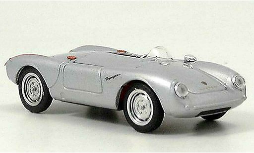 Porsche 550 1954 1/43 Brumm grise Strassenversion miniature