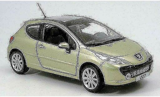 Peugeot 207 GT 1/18 Norev 3 portes or miniature