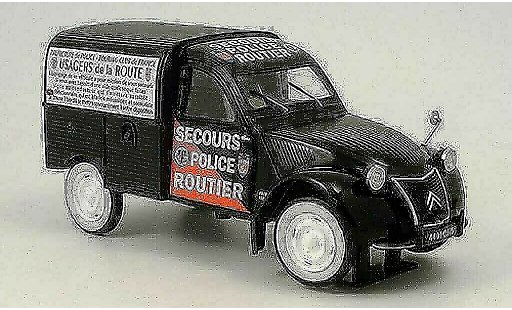 Citroen 2CV police 1/43 Norev Boite Secours routier (F) miniature