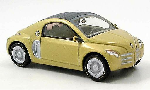 Renault Fiftie Concept 1/43 Norev jaune car 1996 miniature
