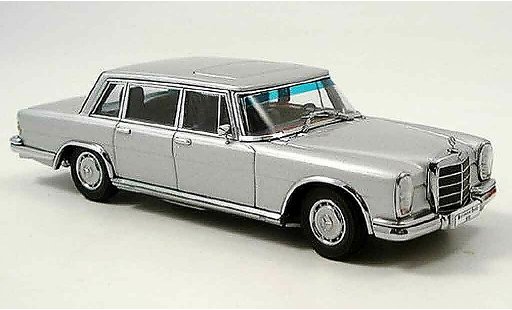 Mercedes 600 Base 1/43 Autoart (W100) grise metallisee miniature