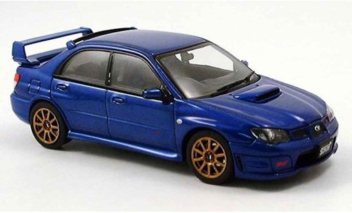 Subaru Impreza WRX 1/43 Autoart STI bleu 2006 miniature