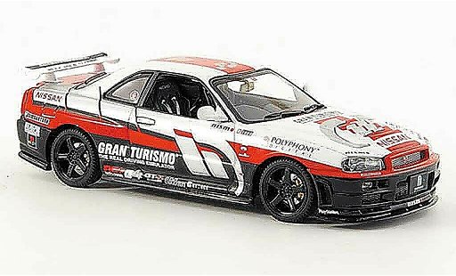 Nissan Skyline R34 1/43 Autoart Gran Turismo 2002 miniature