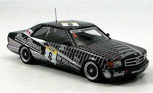 Mercedes 500 Coupe 1/43 Autoart (W126) No.6 AMG 24h Spa 1989 miniature