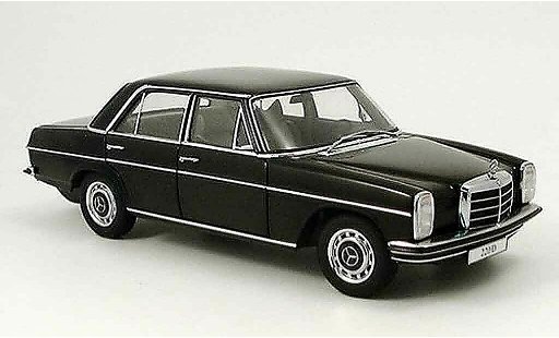 Mercedes 220 Base 1/18 Autoart d strichachter limousine noire miniature