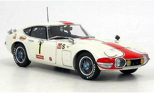 Toyota 2000 GT Fuji 1/18 Autoart no.1 24h 1967 miniature