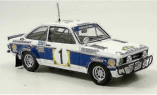 Ford Escort Berlina 1/43 Trofeu MKIIWorks Team Rally Safari 1977 miniature
