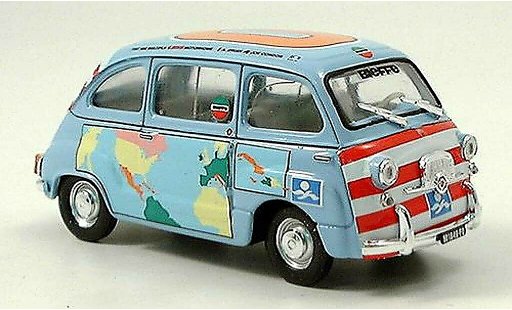 Fiat 600 Multipla 1/43 Brumm D Graziano Rossi Motorhome 1960 miniature