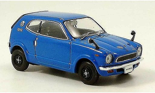 Honda Z 1970 1/43 Ebbro bleu miniature