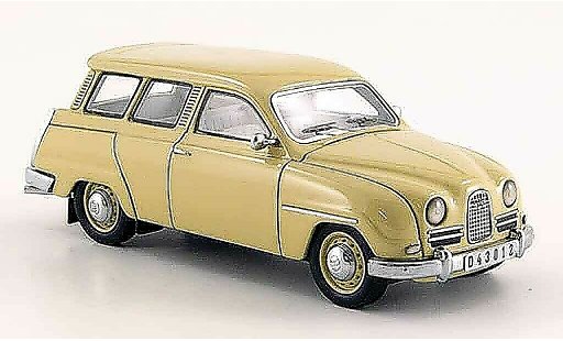 Saab 95 Base 1/43 Neo beige 14 miniature