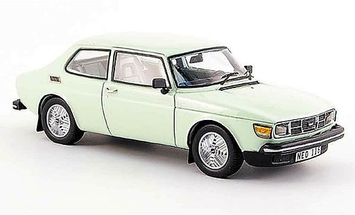 Saab 99 Turbo 1/43 Neo pistazie miniature