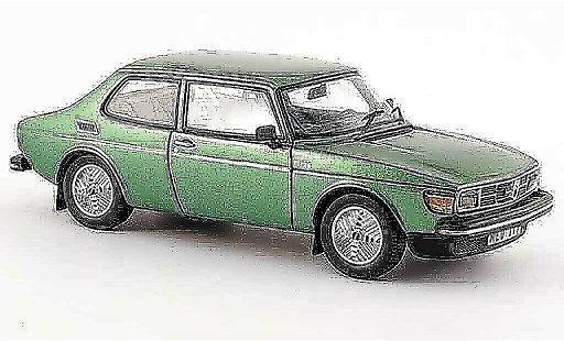 Saab 99 Turbo 1/43 Neo verte miniature