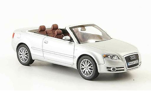 Audi A4 cabriolet 1/43 Norev grise metallisee 2006 miniature