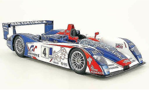 Audi R8 LMP course 1/18 Spark Le Mans no.4 team oreca playstation 2005 miniature