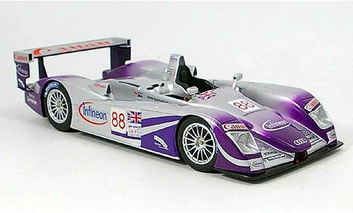 Audi R8 LMP course 1/18 Spark Le Mans 2004 miniature