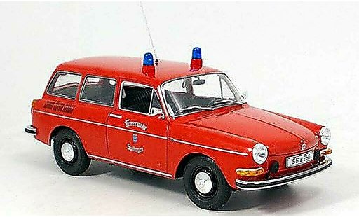 Volkswagen 1600 Variant 1/18 Minichamps l solingen pompier 1972 miniature