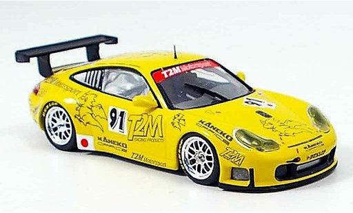 Porsche 911 GT3 RS 1/43 Minichamps 2006 Essais du Mans miniature