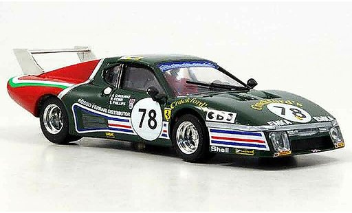 Ferrari 512 BB 1/43 Brumm no.78 oerourke le mans 1980 miniature