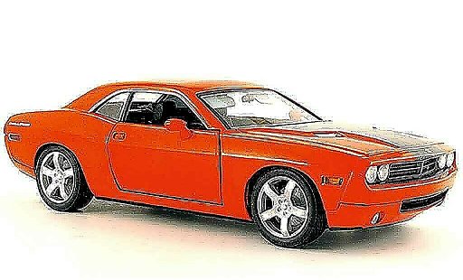 Dodge Challenger Concept 1/18 Fairfield Mint car orange miniature