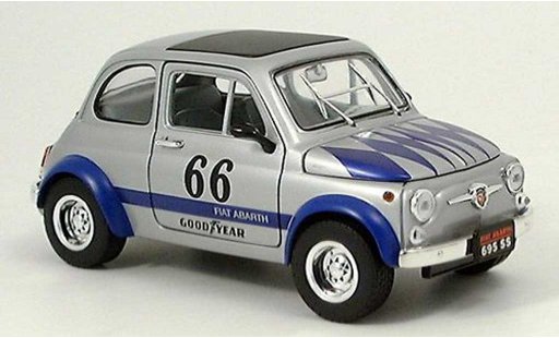 Fiat 695 Abarth SS 1/18 Yat Ming grise-bleue 1963 miniature