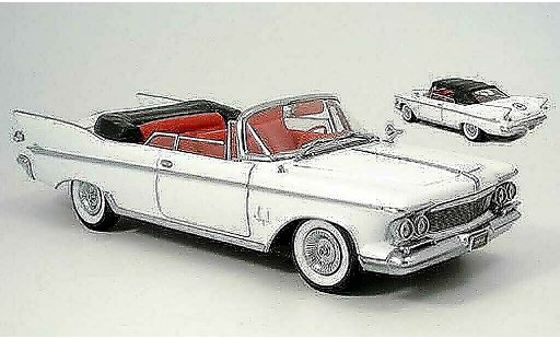 Chrysler Imperial Convertible 1/18 Yat Ming crown cabriolet blanche 1961 miniature