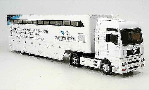 Bmw F1 transporteur 1/43 Eligor 2006 MAN TG XXL Renntransporter Williams miniature