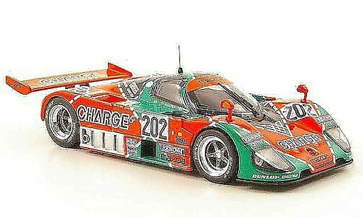 Mazda 767B Base 1/43 Q Model No.202 Charge 24h Le Mans 1989 miniature