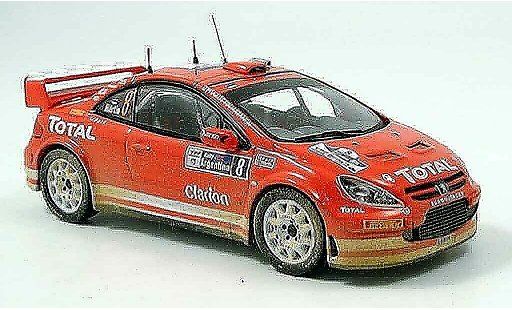 Peugeot 307 WRC 1/43 IXO no.8 rallye argentine 2005 miniature