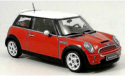 Mini Cooper S 1/18 Kyosho rouge blanche miniature