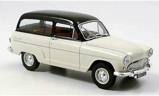 Simca P 60 Ranch 1/43 Norev beige noire miniature