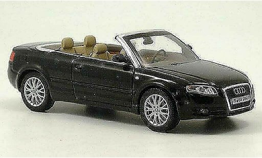 Audi A4 cabriolet 1/43 Norev noire miniature