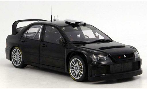 Mitsubishi Lancer Evolution IX 1/18 Autoart wrc noire plain body version 2005 miniature
