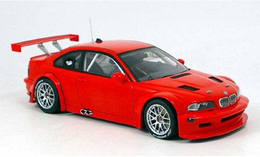 Bmw M3 course 1/18 Autoart GTR E46 plain body version rouge nurburgring 2005 miniature