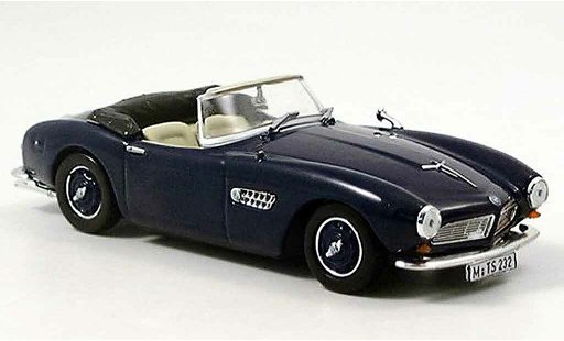 Bmw 507 cabriolet 1/43 Norev bleu geoffnetes capote 1956 miniature