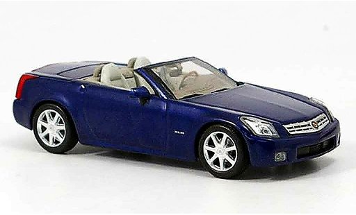 Cadillac XLR roadster 1/43 Norev bleu 2004 miniature