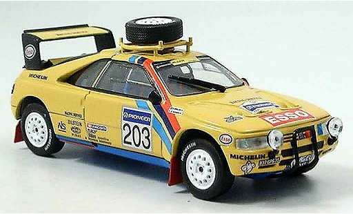Peugeot 405 Turbo 16 1/43 Norev no.203 rallye paris dakar 1990 miniature