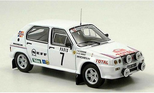 Citroen Visa course 1/43 IXO 1000 No.7 Rallye Monte Carlo 1985 Andruet/Peuvergne miniature