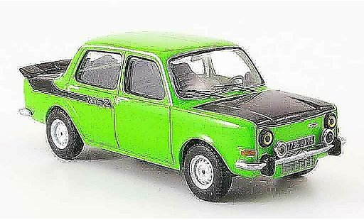 Simca 1000 Rallye 2 1/43 IXO 2 verte/noire 1977 miniature