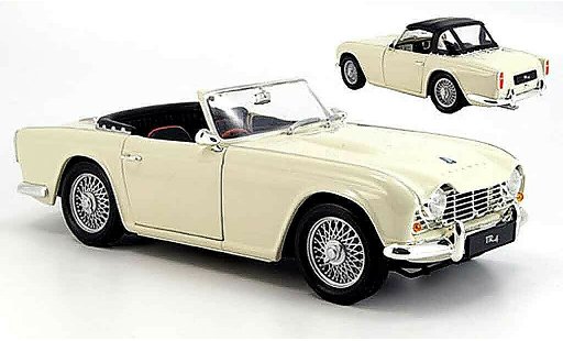 Triumph TR4 Base 1/18 Revell blanche 1963 miniature