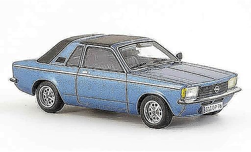 Opel Kadett C Aero 1/43 Neo bleu ferm&Atilde;&copy; 1978 miniature