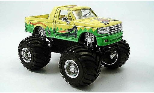 Ford F-150 Pickup 1/43 Yat Ming F 150 Monster Truck jaune verte 1995 miniature