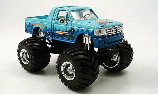 Ford F-150 Pickup 1/43 Yat Ming F 150 Monster Truck bleu 1995 miniature