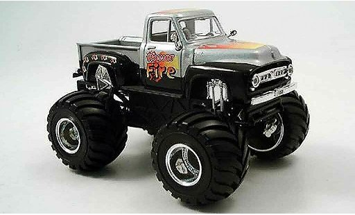Ford F-100 Monster Truck 1/43 Yat Ming 00 grise metallisee noire 1953 miniature