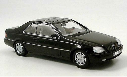 Mercedes 500 Base 1/43 Spark (C140) noire miniature